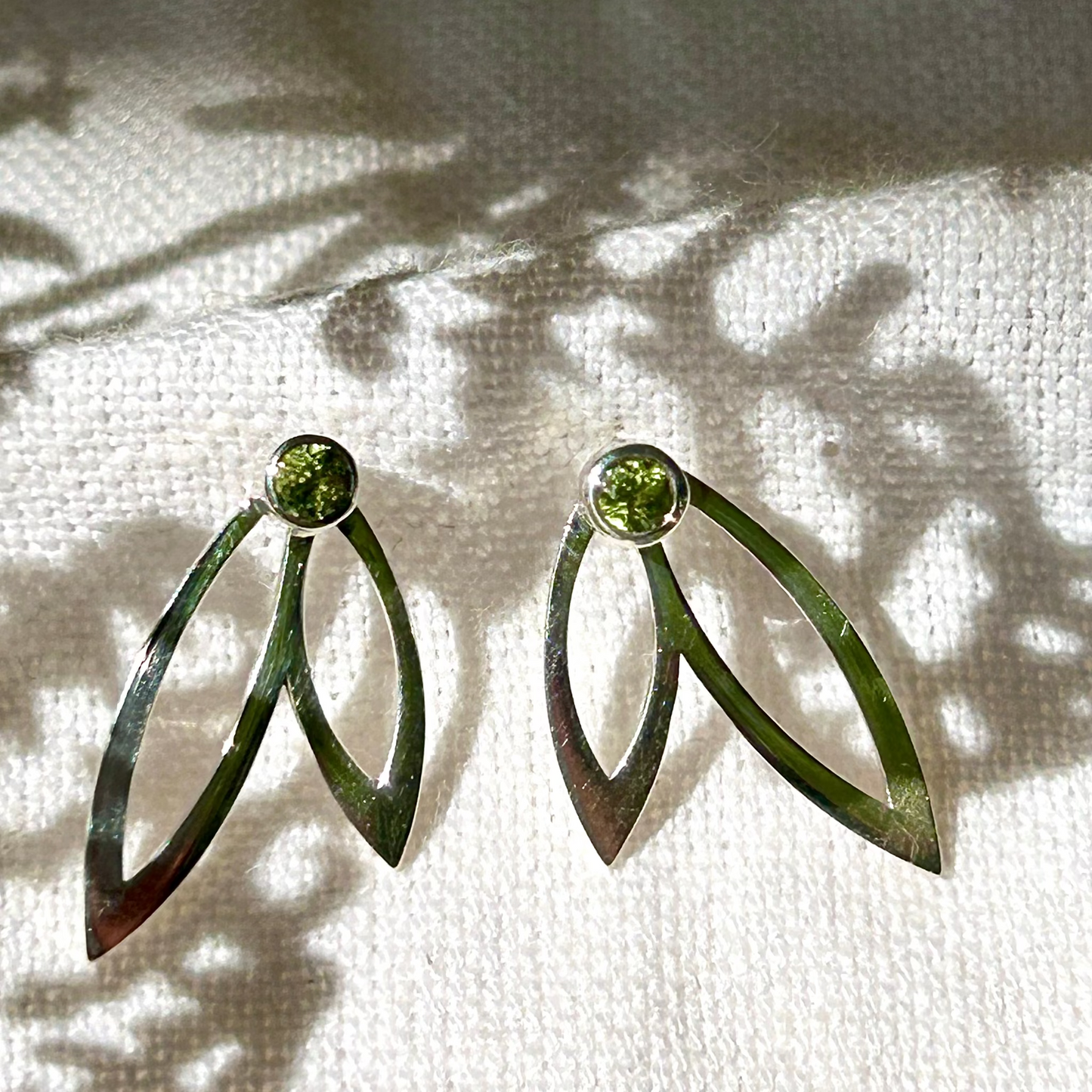 Verdant Leaf Earring Drops