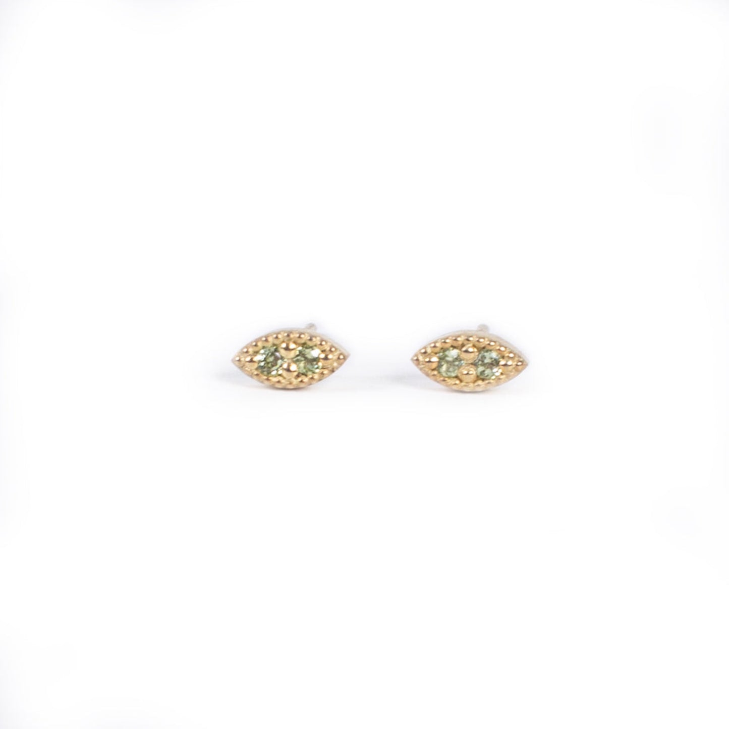 DSG Gemstone Leaf Earring