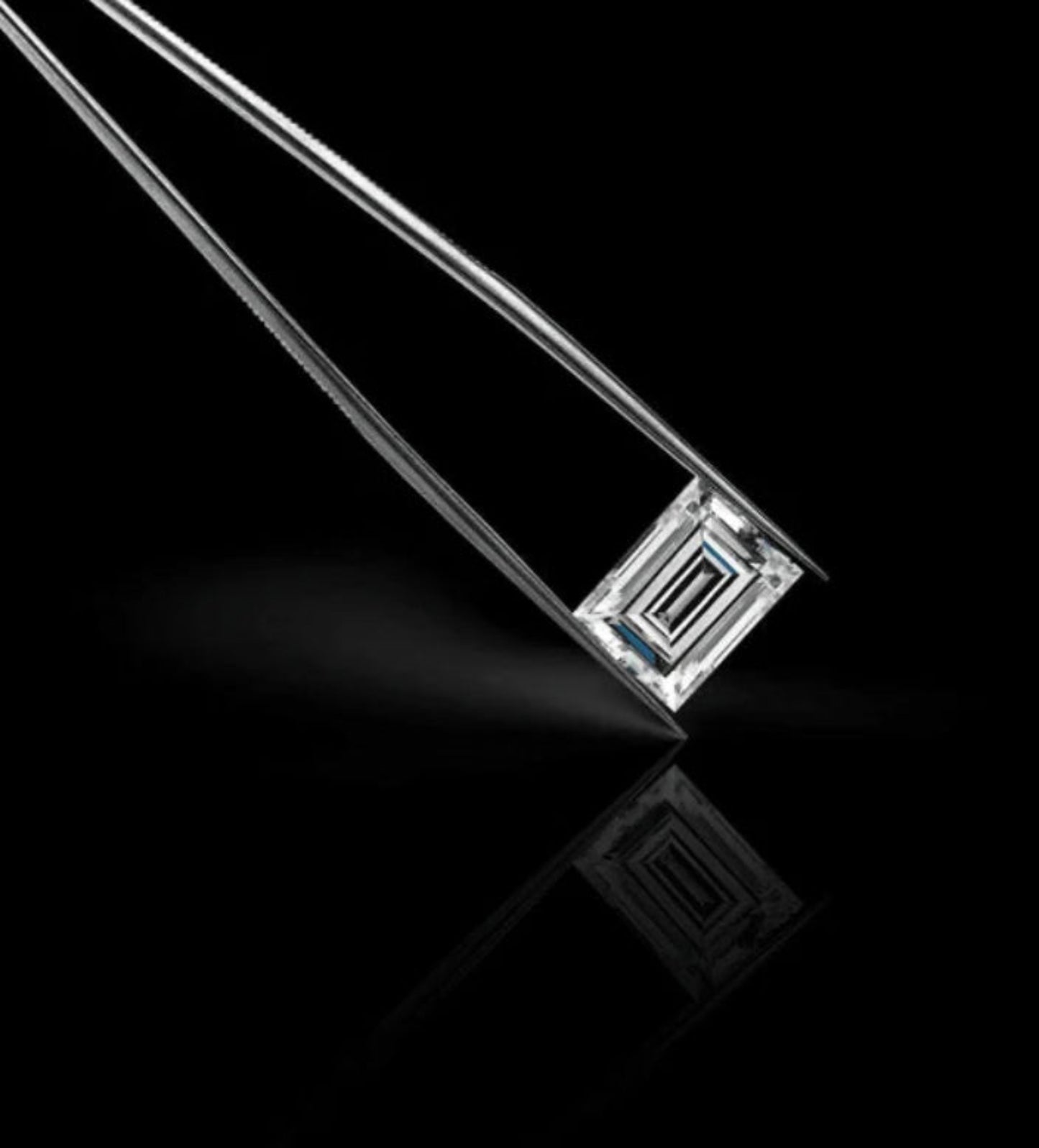 Emerald Cut Diamond Stud Earrings